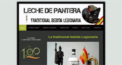 Desktop Screenshot of lechedepantera.com