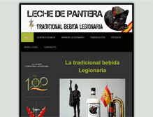 Tablet Screenshot of lechedepantera.com